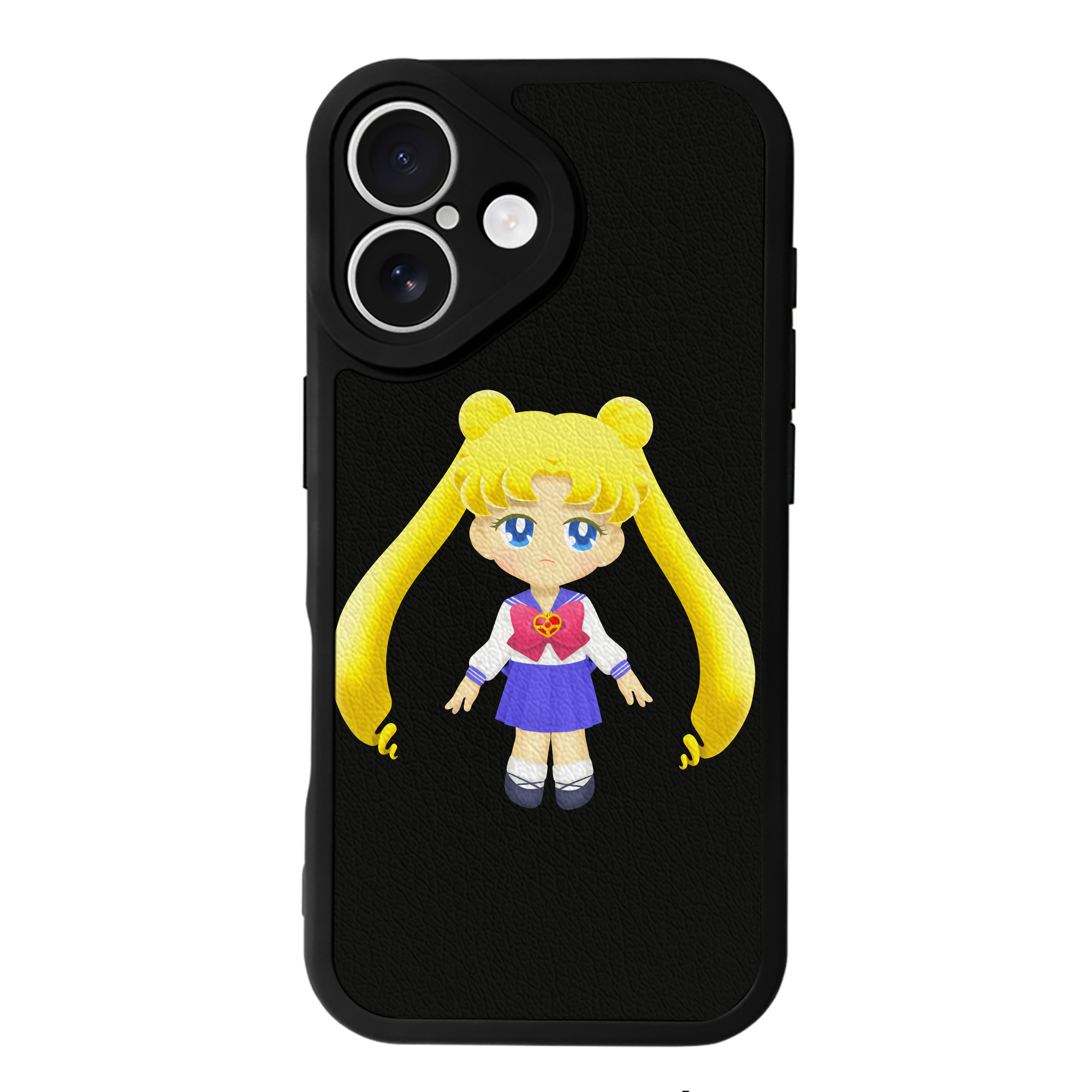 （画像用） 美少女戦士セーラームーン 愛野 美奈子 あいの みなこ Sailor Moon Aino Minako 【iPhone 16シリーズ対応】シリコンスマホケース（レザー調） 材質：シリコン